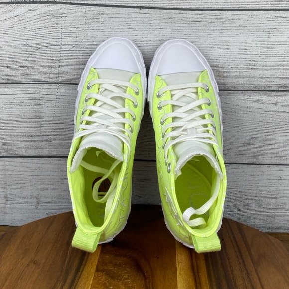 Converse UNT1TL3D Not a Chuck High Top Volt Yellow Shoes Women’s Sneaker Size 8 - Picture 10 of 12